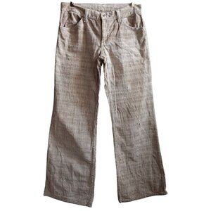 33x32 Vintage Big E 1970's Levis For Gals Corduroy Wide-Leg Bellbottom Pants